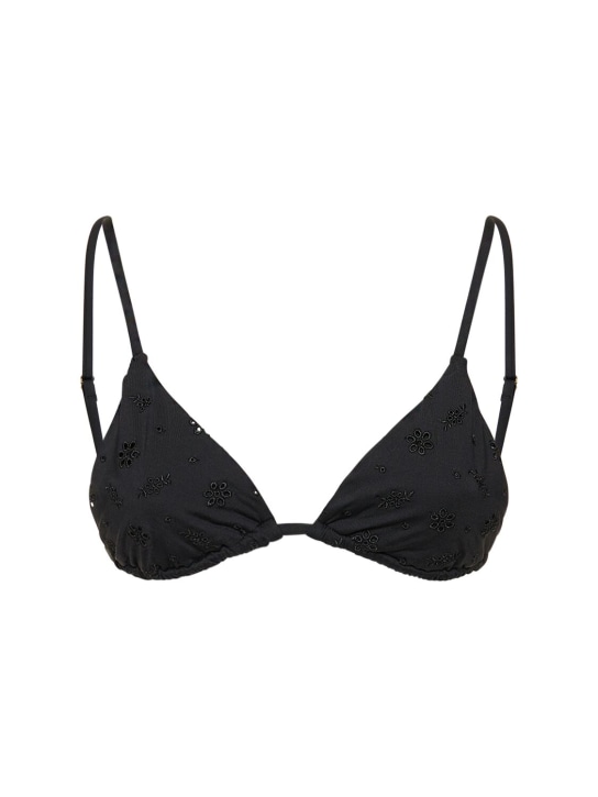 Weworewhat: Cooper eyelet triangle bikini top