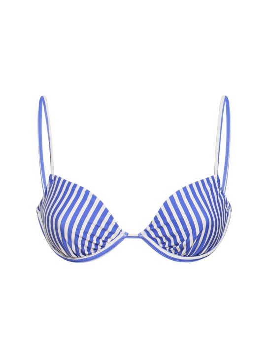 Weworewhat - Striped underwired bikini top