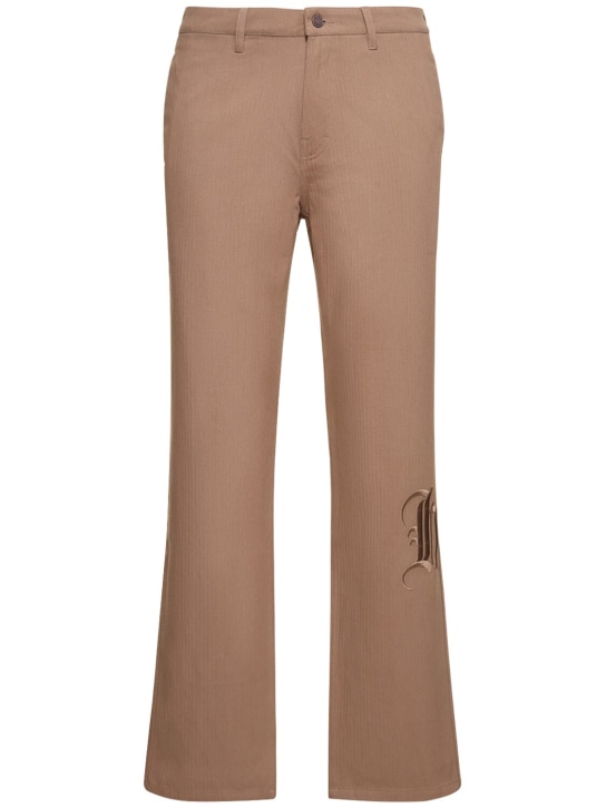 Honor the Gift: Pantalon en coton à motif chevron