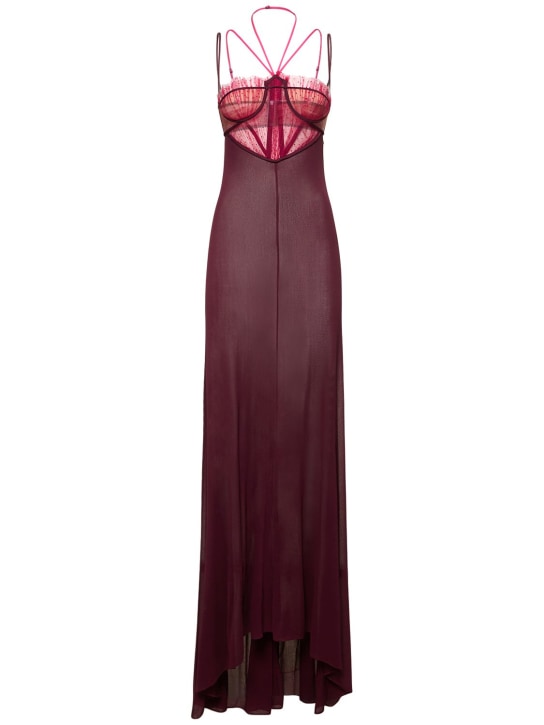 Nensi Dojaka - LVR Exclusive tulle & georgette gown
