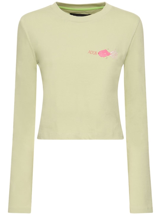 Andersson Bell - Langärmeliges T-Shirt aus Baumwolle „Crazy Fish“