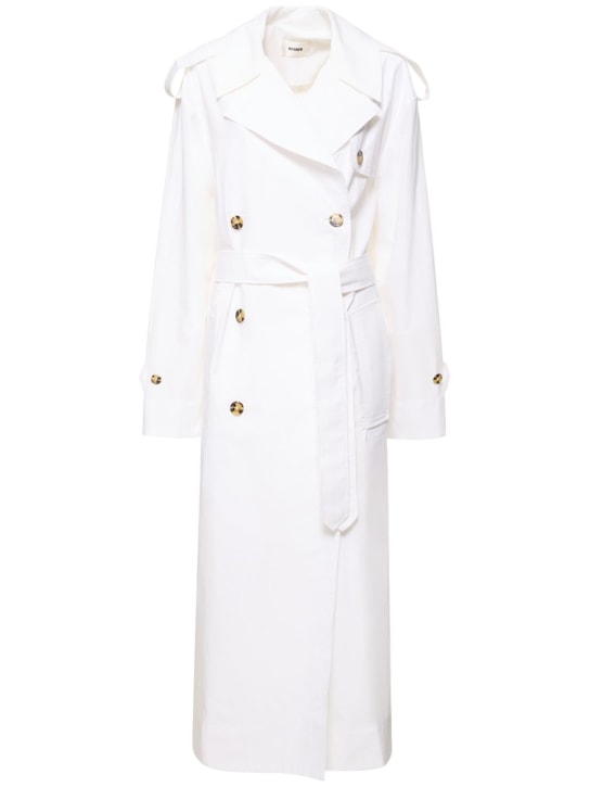 Interior - The Percy cotton poplin trench coat