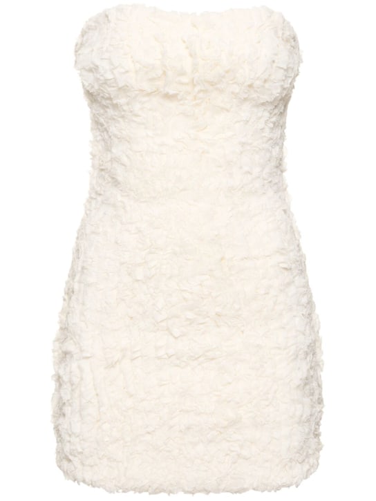 Interior - Robe bustier courte en lin The Sonja