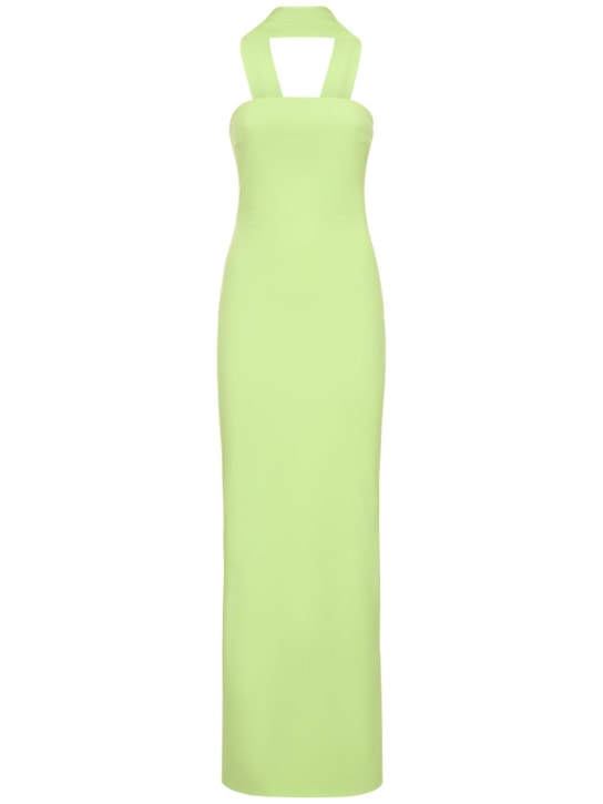 Solace London: Amari crepe long dress