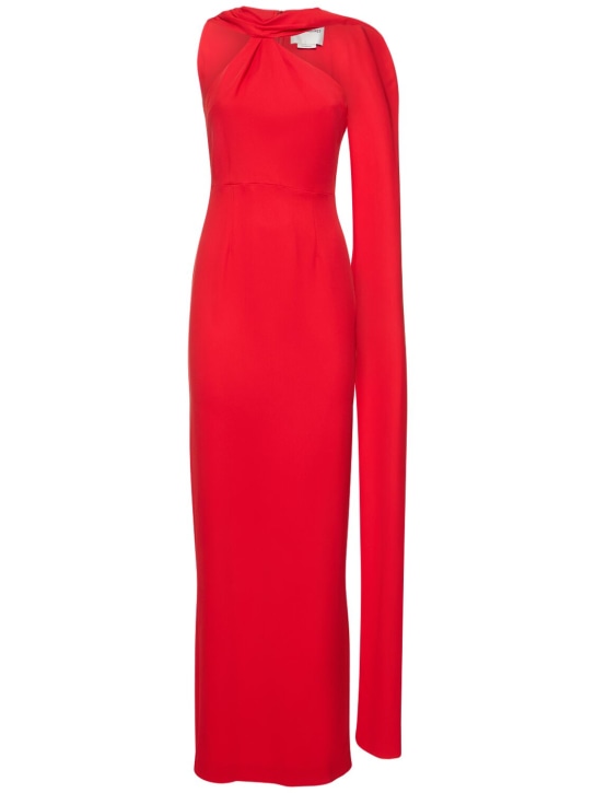 Roland Mouret - Asymmetrisches Maxikleid aus Stretch-Cady