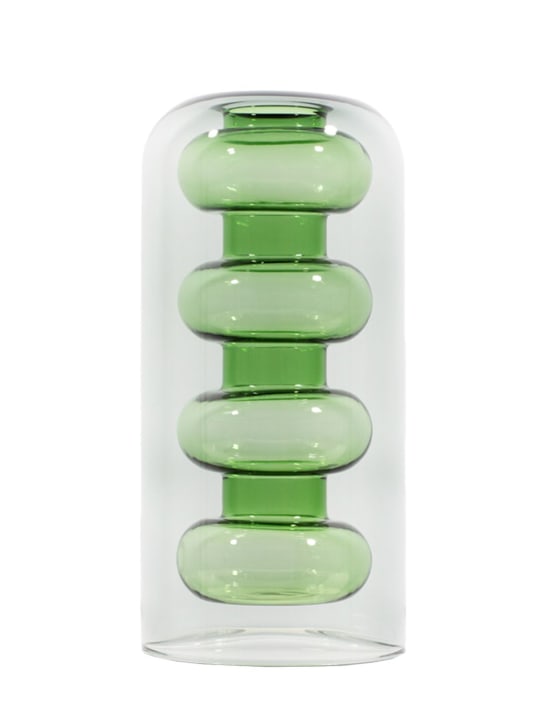 Tom Dixon: Grand vase vert Bump