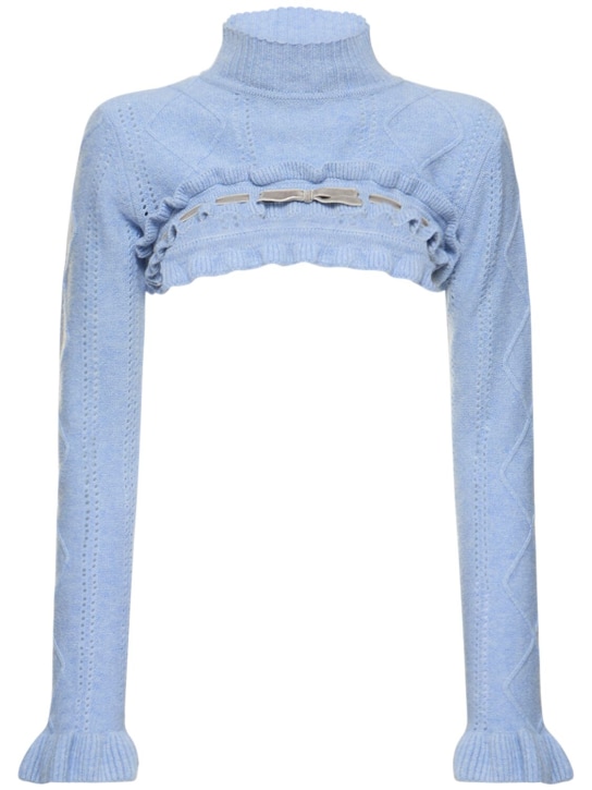 Cormio - Annalisa mock neck wool knit bolero