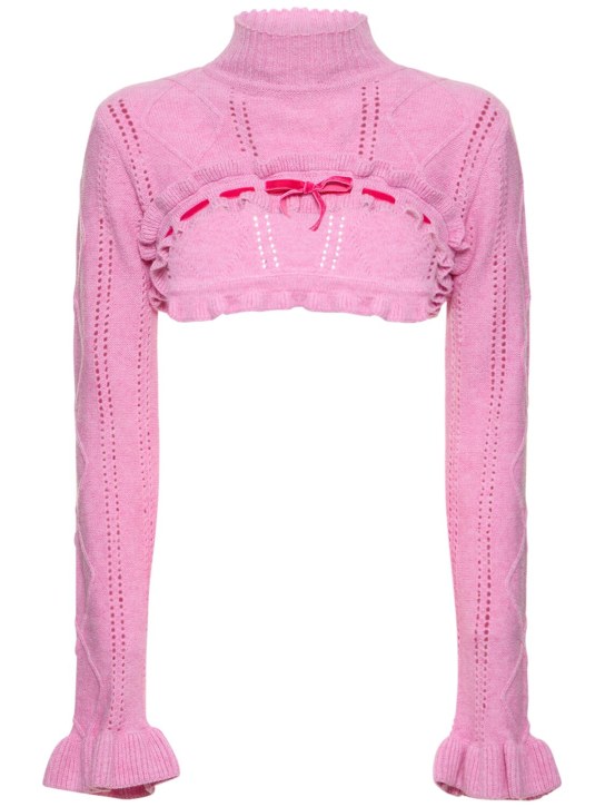 Cormio - Annalisa mock neck wool knit bolero
