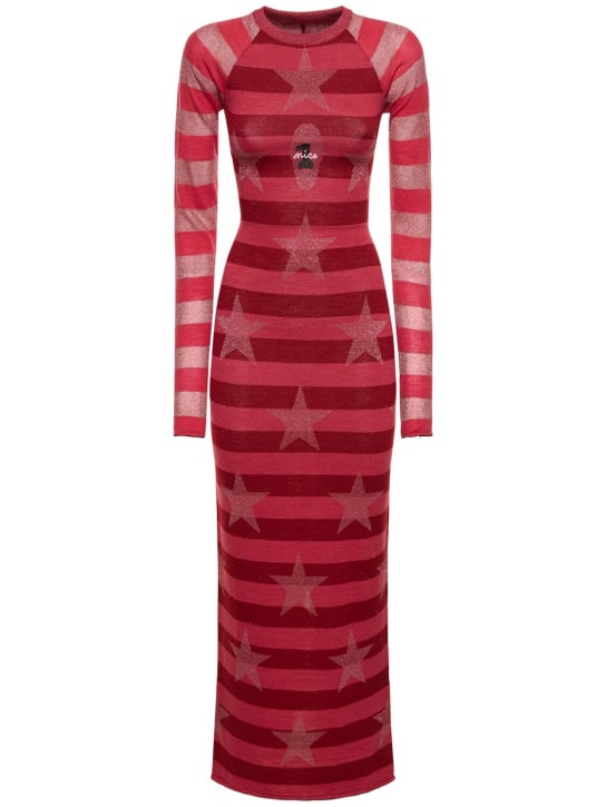 Cormio - Robe à maille longue brodée Shunsuke