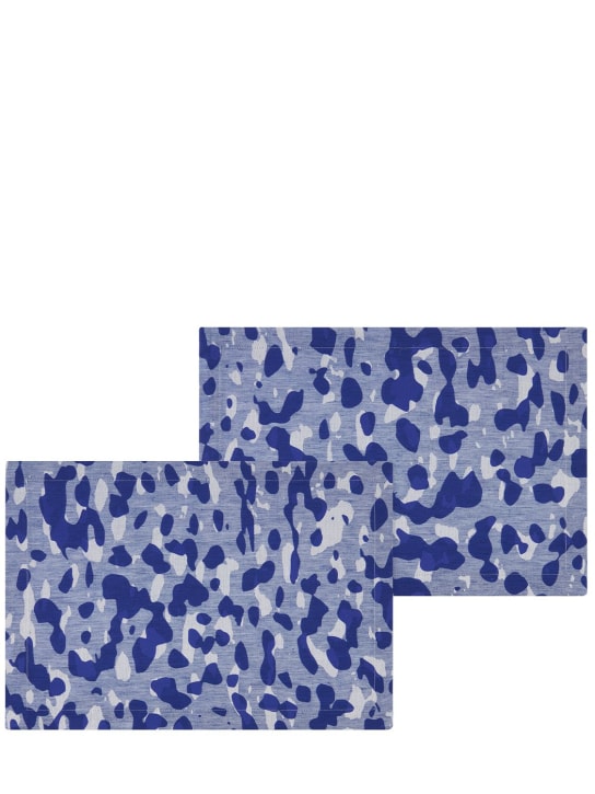 Stories Of Italy: Lot de 2 sets de table Indigo