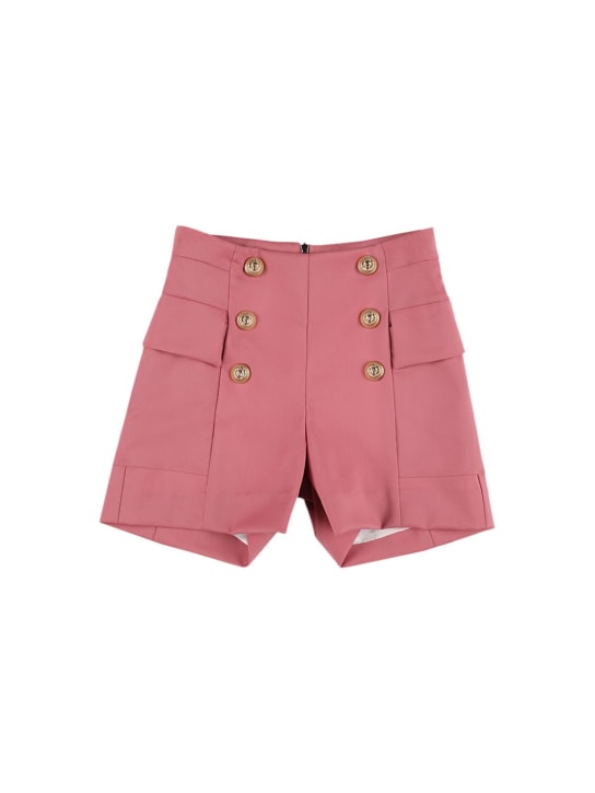 Balmain: Wool shorts
