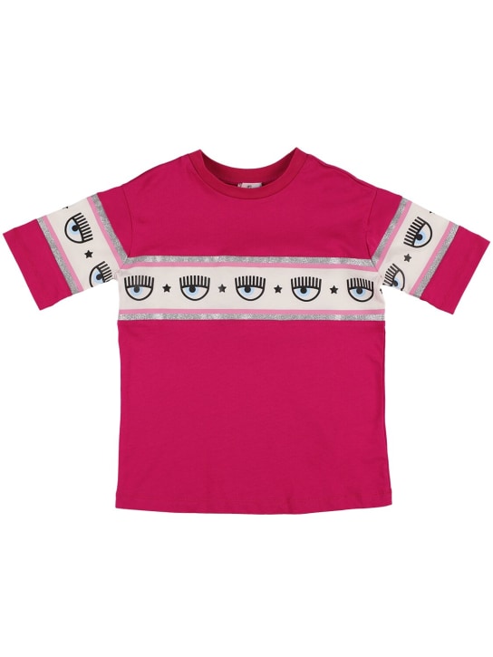 Chiara Ferragni - T-shirt in jersey di cotone con stampa
