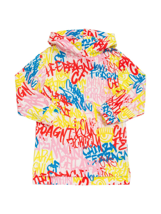 Chiara Ferragni: Printed cotton blend sweat dress
