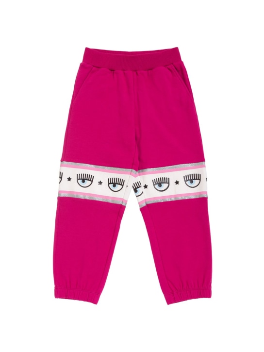 Chiara Ferragni - Jogging en coton mélangé à imprimé logo