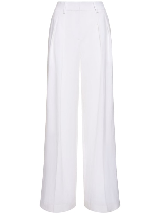 Michael Kors Collection - Pantaloni larghi vita media in cotone