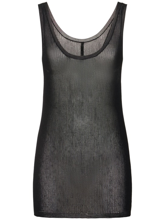 Petar Petrov: Top in maglia di viscosa e mesh