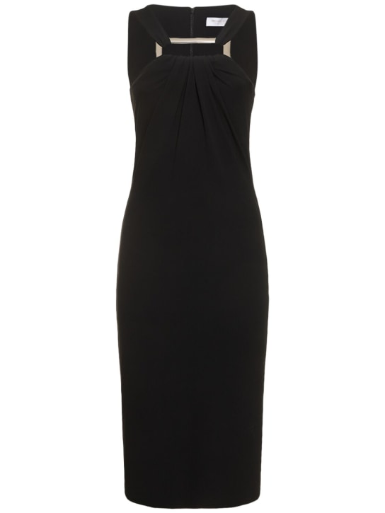 Michael Kors Collection: Robe midi en jersey de viscose mate