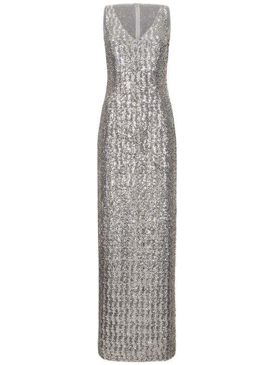 Michael Kors Collection - Vestito con paillettes e scollo a V