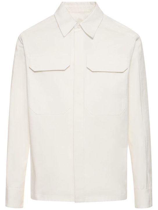 Jil Sander - Shorts aus Baumwollgabardine