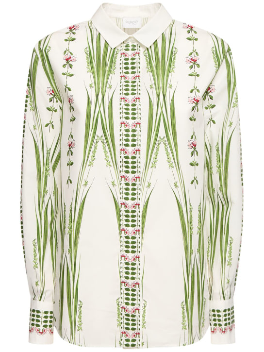 Giambattista Valli - Blouse en popeline de coton imprimé