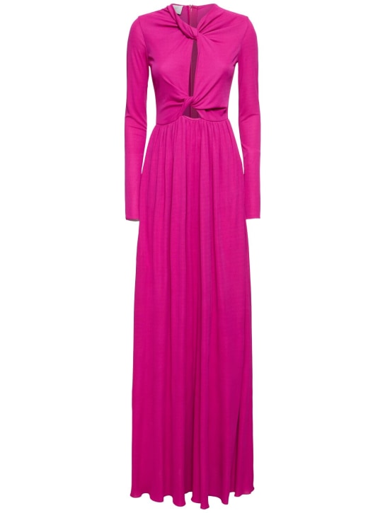 Giambattista Valli: Robe longue en jersey à manches longues