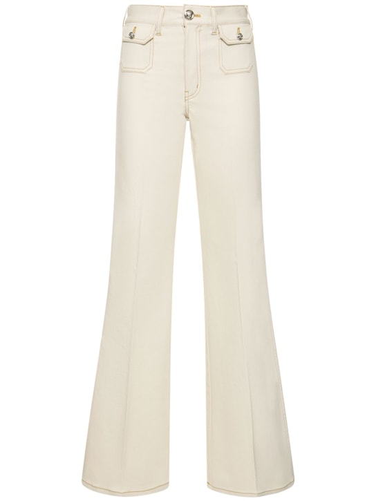 Giambattista Valli - Weite Jeans aus Baumwolle mit hohem Bund