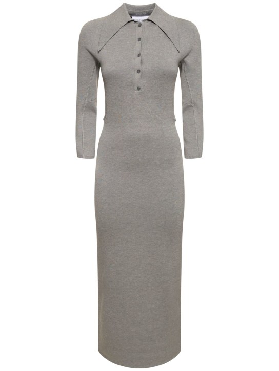 16arlington - Robe polo midi en soie et coton Alerone