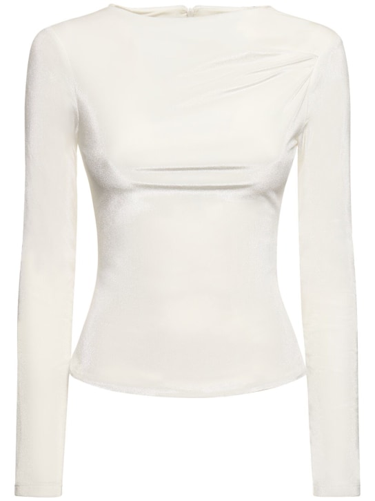 16arlington - Crop top en velours à manches longues Nubria