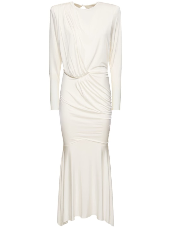Alexandre Vauthier: Vestito in raso / schiena scoperta