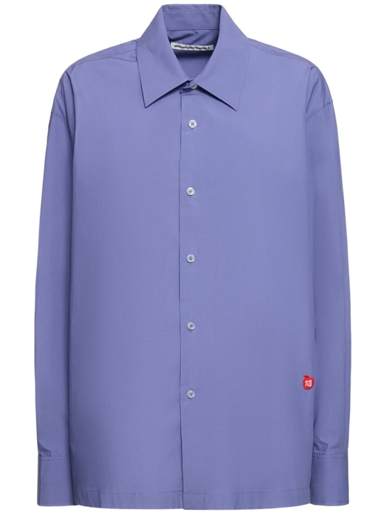 Alexander Wang - Chemise boutonnée en coton à logo