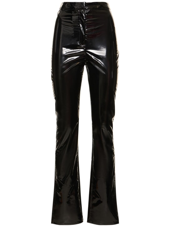Rotate - Pantalon slim en matière technique vernie
