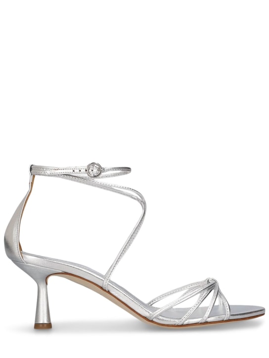 Aeyde - 65mm Sandalen aus laminiertem Leder „Luella“