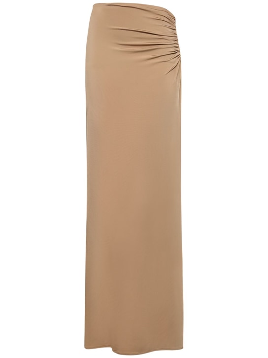 Magda Butrym - Draped jersey cutout long skirt