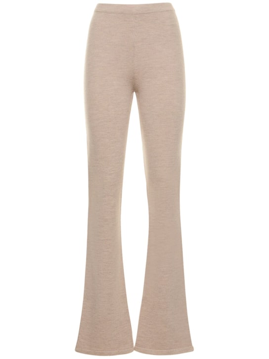 Magda Butrym: Wool blend knit straight pants