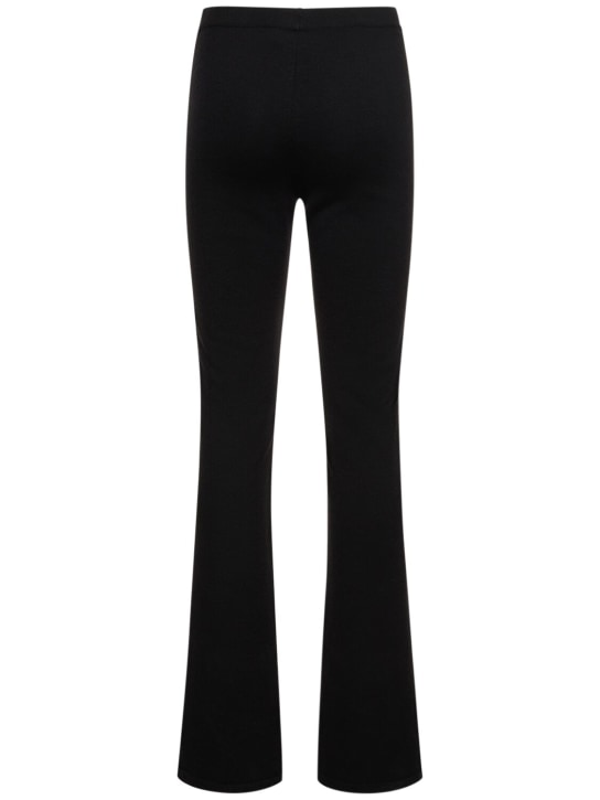 Magda Butrym - Wool blend knit straight pants