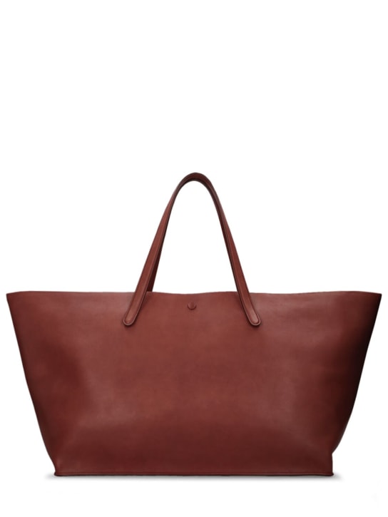 The Row - XL Idaho saddle leather tote bag