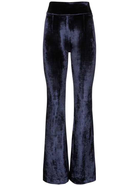 Galvan - Pantalon taille haute en velours
