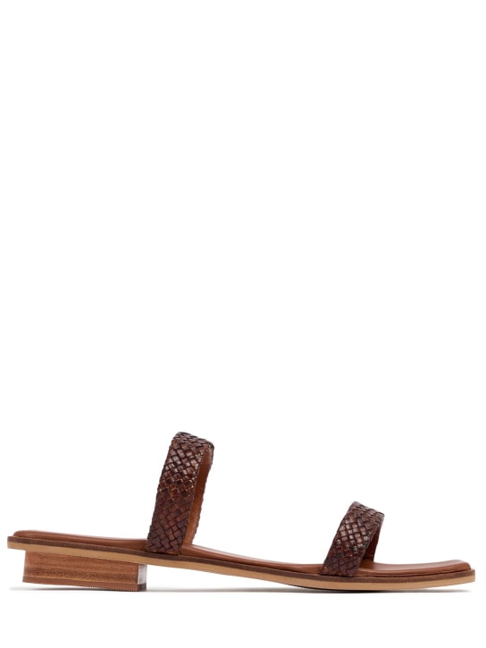 Bembien - 10mm hohe Ledersandalen „Alana“