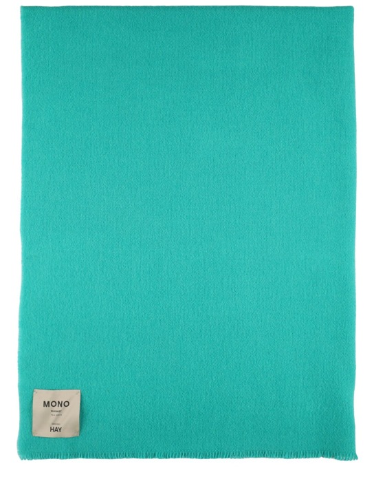 HAY - Aqua green mono blanket