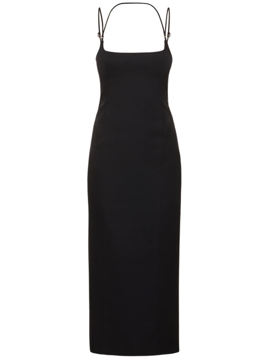 The Attico - Gabardine midi dress