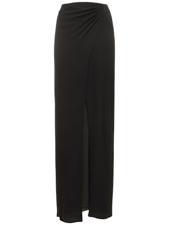 The Andamane - Jupe midi en soie stretch Phoebe