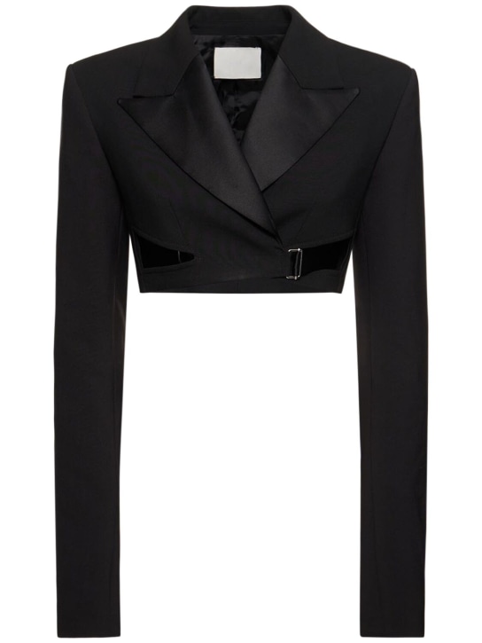 Dion Lee: Blazer court en interlock