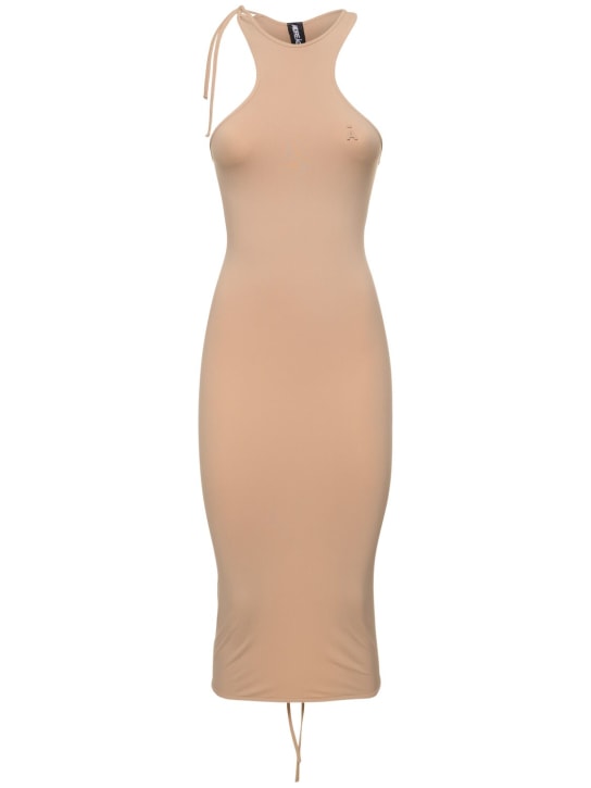 Andreadamo - Robe mi-longue sculptante en jersey