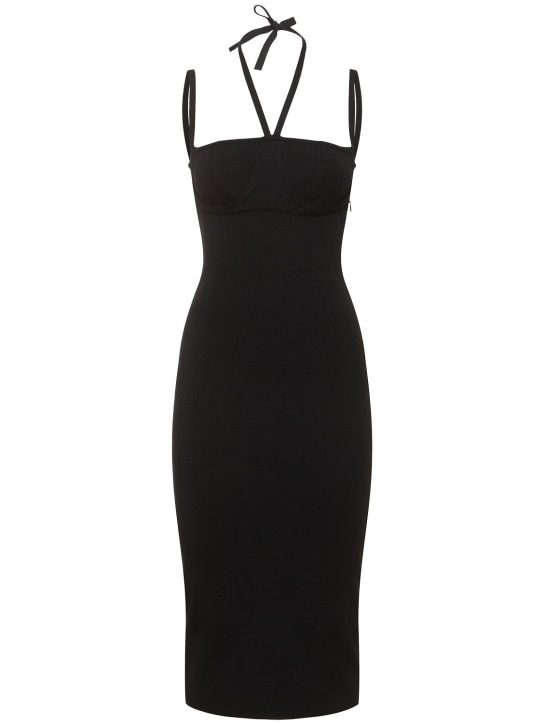 Andreadamo: Vestido midi de punto de viscosa