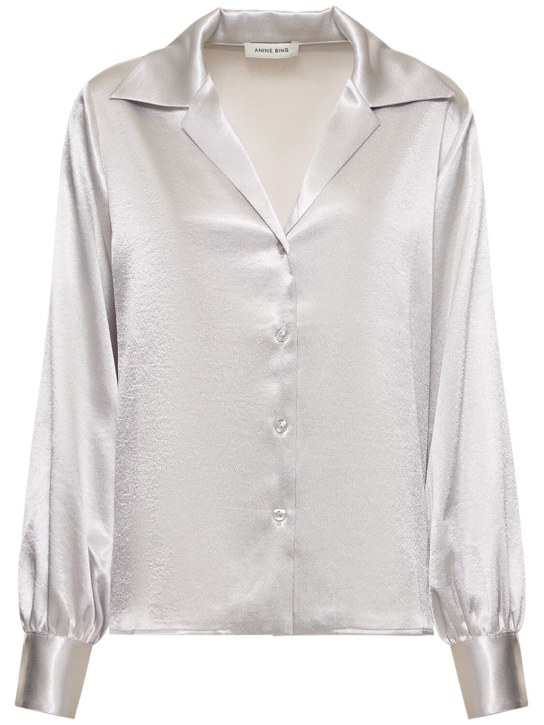 ANINE BING - Hemd aus Satin „Mylah“