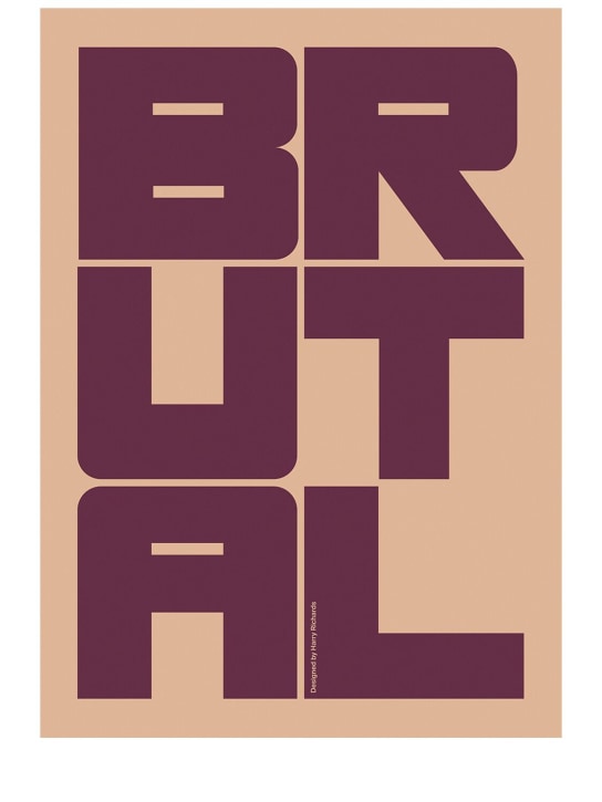 Paper Collective - Affiche Brutal