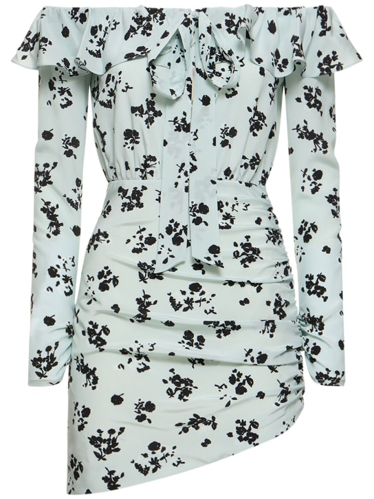Alessandra Rich - Minikleid aus Twill mit Druck