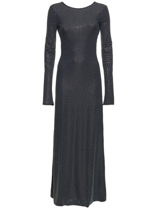 Weworewhat - Robe longue embellie à dos nu