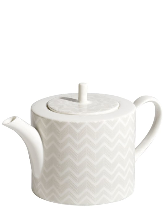 Missoni Home: Zig Zag White tea pot coffee pot