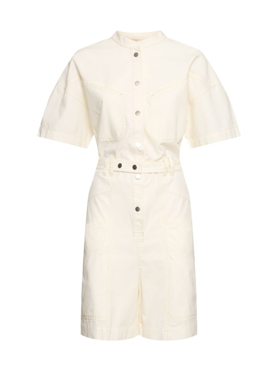 Marant Etoile - Combinaison en coton avec ceinture Kiara